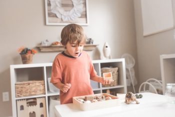 child playing speech